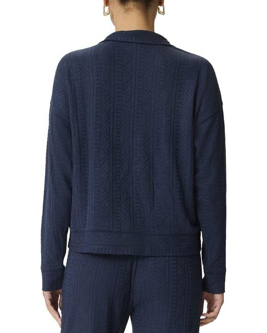 Splendid Blue Polo Top