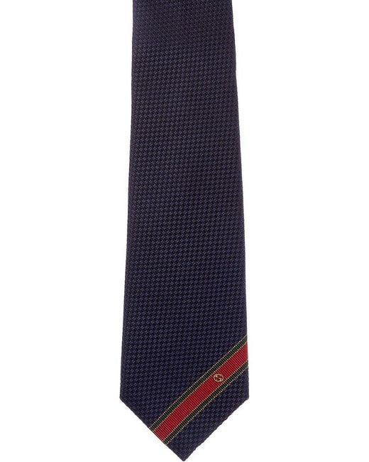 Gucci Blue Silk Tie for men