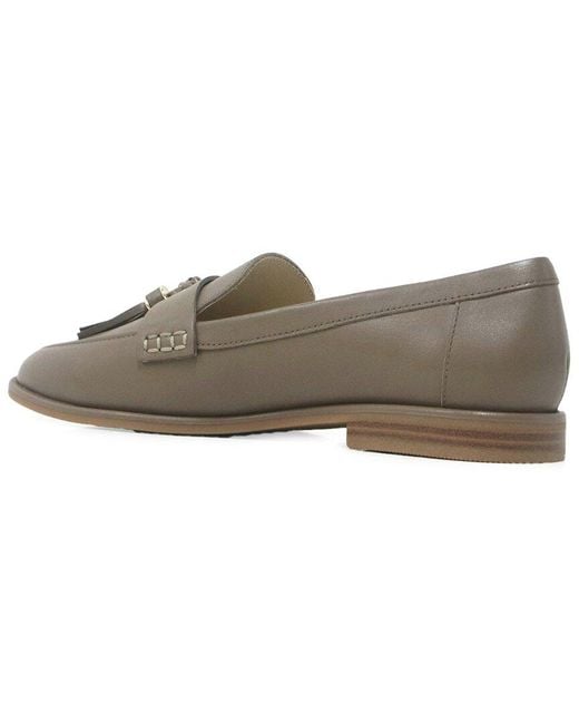 Kenneth Cole Gray Lyra Leather Flat