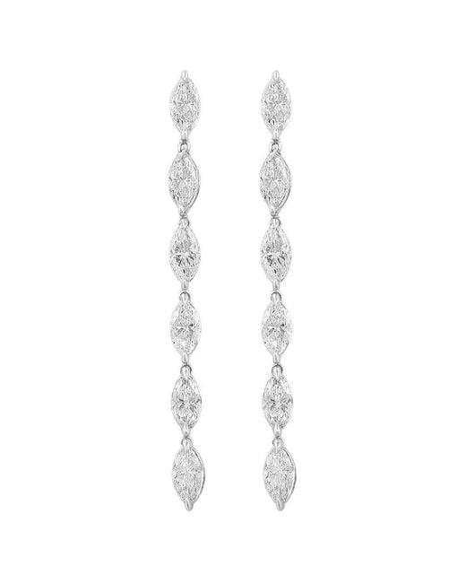 Effy Fine Jewelry White 14K 2.40 Ct. Tw. Lab-Grown Diamond Earrings