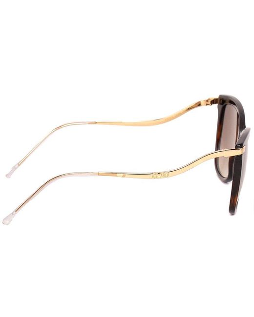 Jimmy Choo Brown Steff/s 55mm Sunglasses