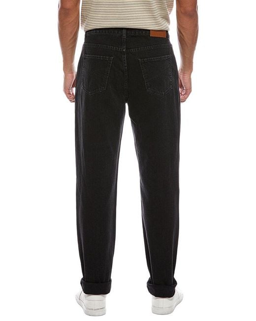 Brunello Cucinelli Black Straight Jean for men