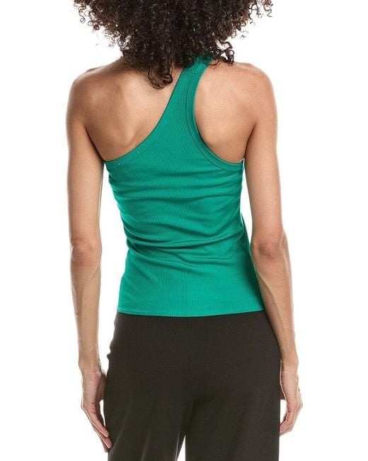 Forte_forte Green One-Shoulder Top