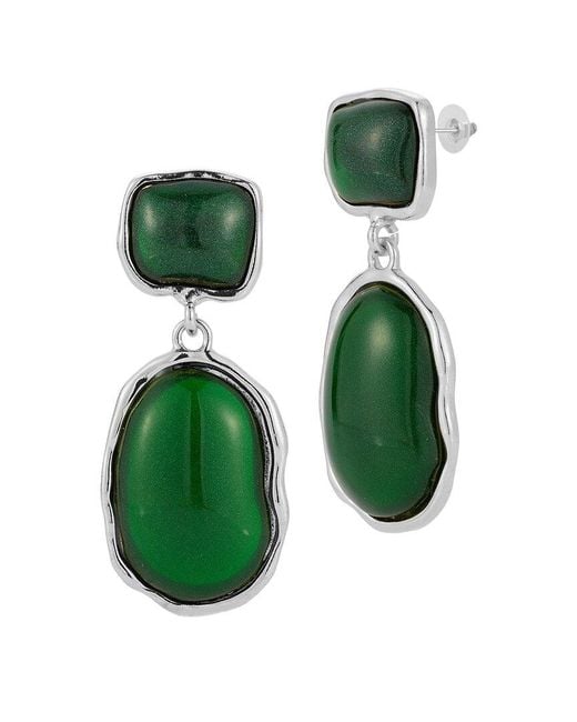 Sphera Milano Green Plated Earrings