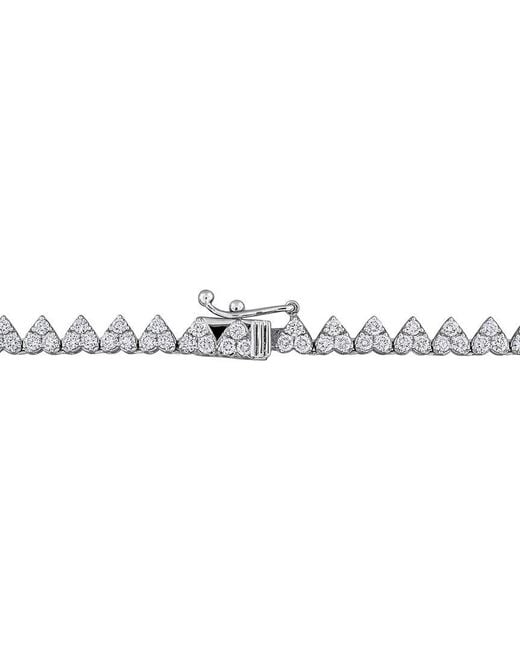 Created Forever Metallic 14K 6.24 Ct. Tw. Lab-Grown Diamond Tennis Toggle Necklace