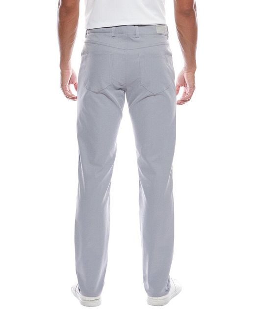 Peter Millar Blue Performance 5-Pocket Pant for men