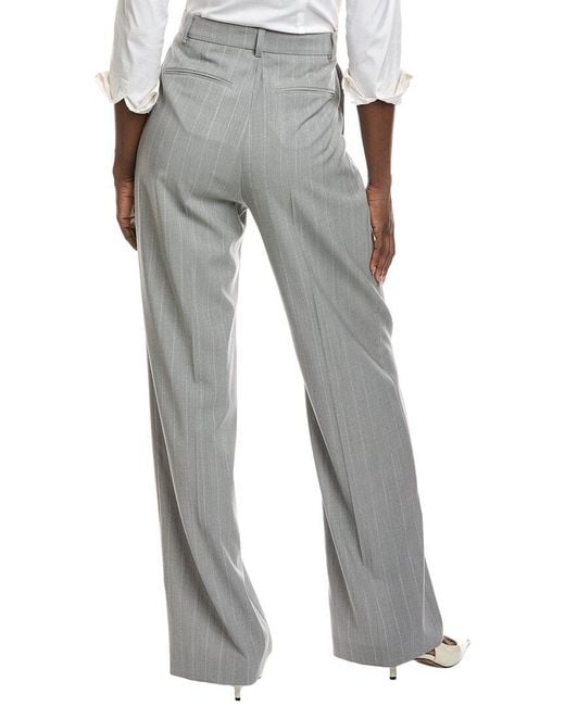 Boss Gray Boss Travlar Wool Pant