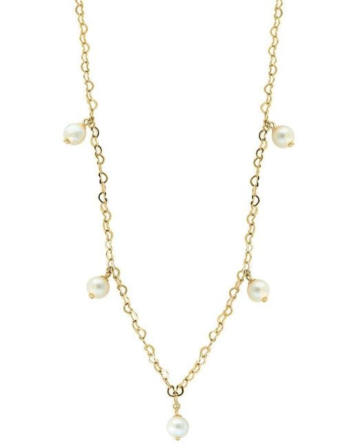 Effy Fine Jewelry Metallic 14K Over 7Mm Pearl Necklace