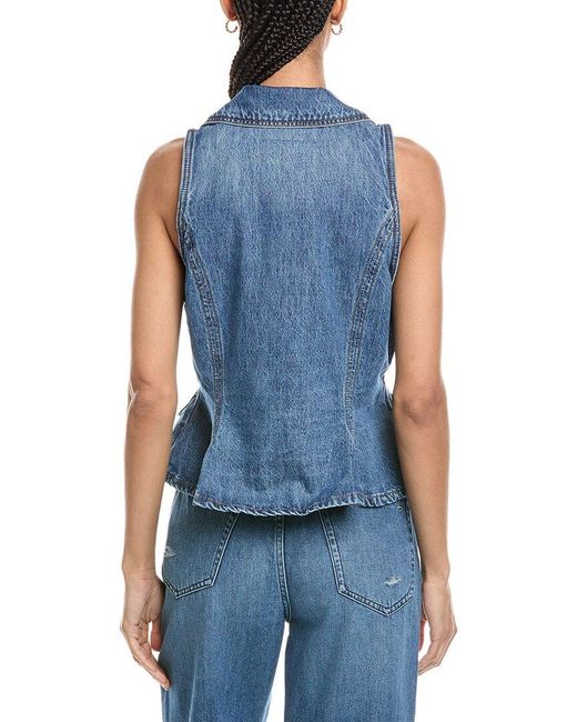 Blank NYC Blue Rain Or Shine Vest