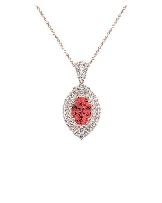 Lab Grown Diamonds White 14K 3.25 Ct. Tw. Lab-Grown Diamond Fashion Pendants