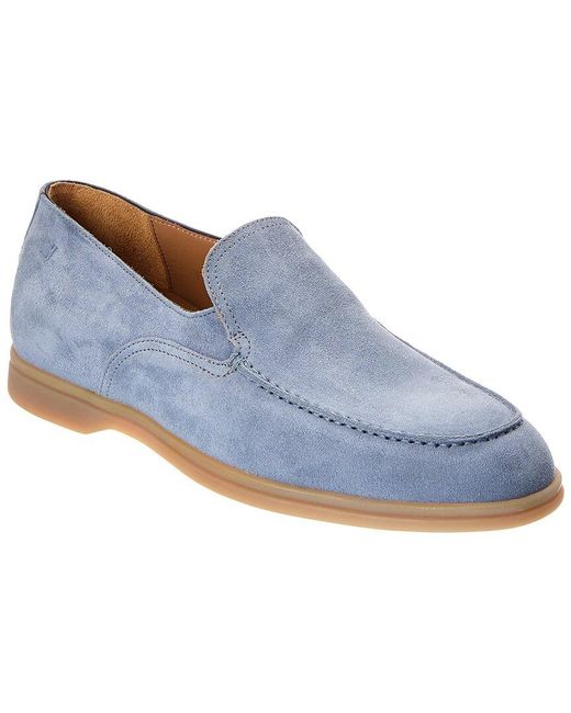 Harry's Of London Blue Wharf Suede Loafer for men