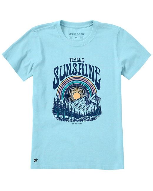 Life Is Good. Blue Crusher T-Shirt