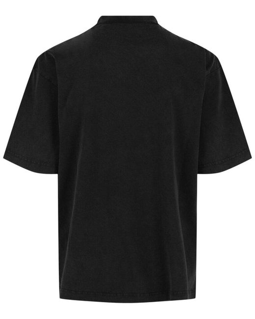 Balenciaga Black 5:20 Graphic T-Shirt for men