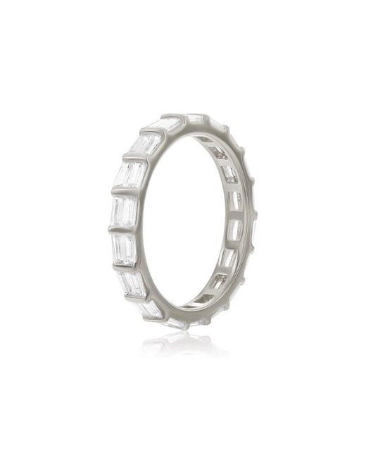 Suzy Levian CZ Jewelry White Suzy Levian Cz Eternity Ring
