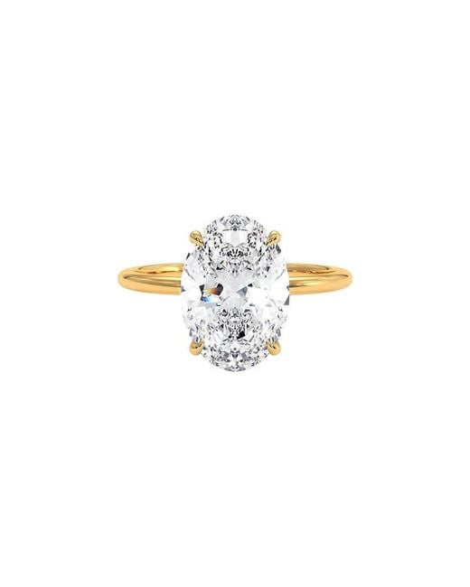 Lab Grown Diamonds White 14K 4.00 Ct. Tw. Lab-Grown Diamond Ring