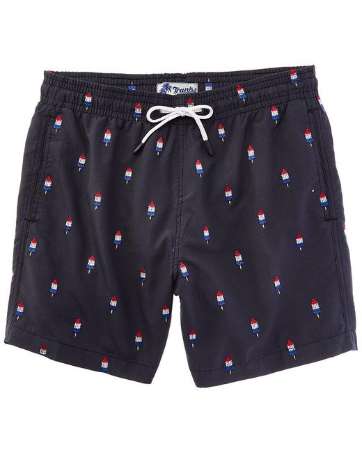 Trunks Surf & Swim Blue Sano Swim Trunk for men