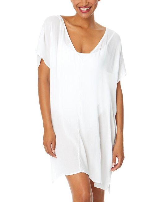 Anne Cole White Easy Tunic