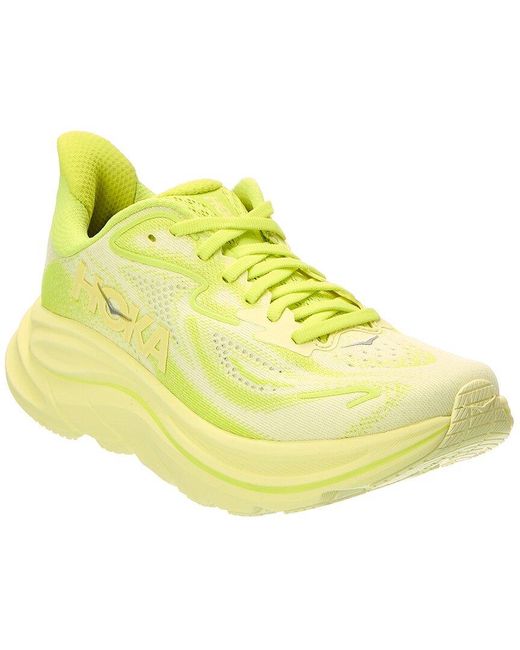 Hoka One One Yellow Clifton 10 Sneaker
