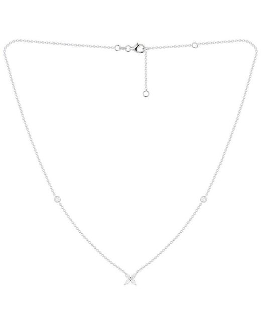 Gregg Ruth White 14K 0.32 Ct. Tw. Diamond Pendant