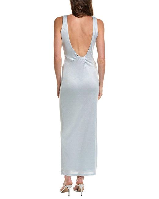 Lamarque Blue Kyryla Sleeveless Maxi Dress