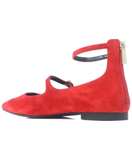 Kenneth Cole Red Nolita Suede Flat
