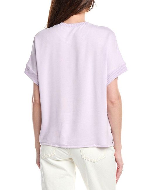 Splendid Purple Eco Sweatshirt