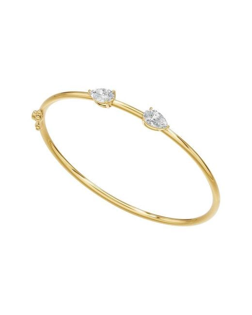 Lab Grown Diamonds Metallic 18K Over 2.00 Ct. Tw. Lab-Grown Diamond Bracelet