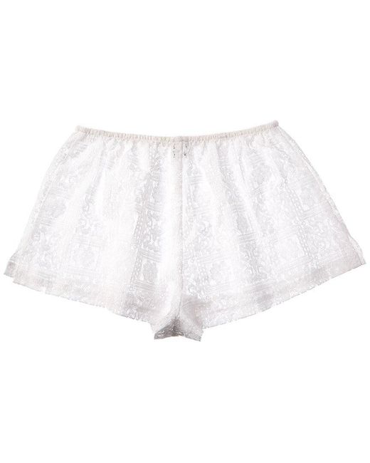 Only Hearts White Lisbon Lace Tap Short