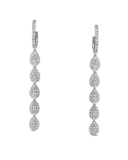 Sabrina Designs White 14K 1.67 Ct. Tw. Diamond Drop Earrings