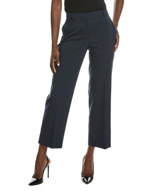 Anne Klein Blue Straight Ankle Pant