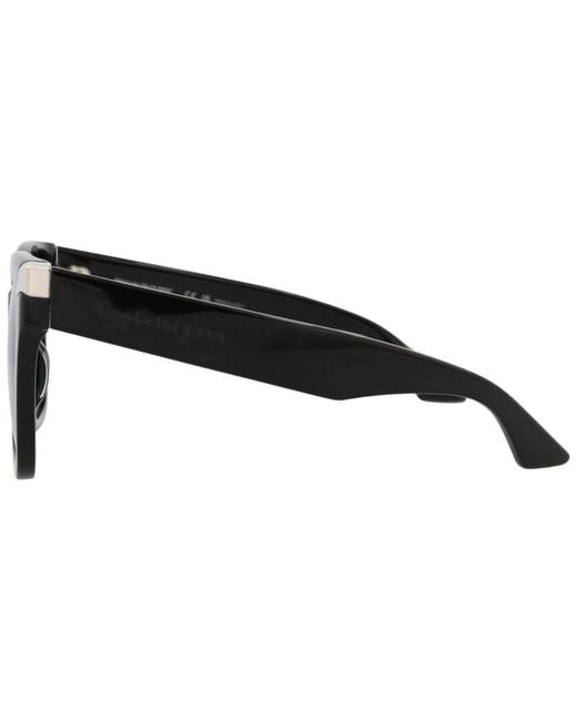 McQueen Black Am0440S 53Mm Sunglasses