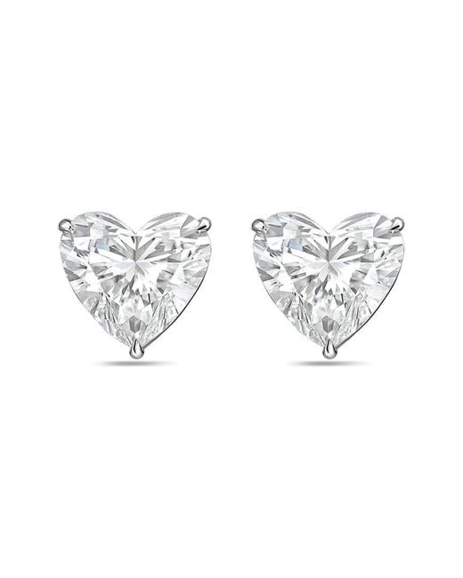 Diana M White Diana M. 14K 10.00 Ct. Tw. Lab-Grown Diamond Stud Earrings