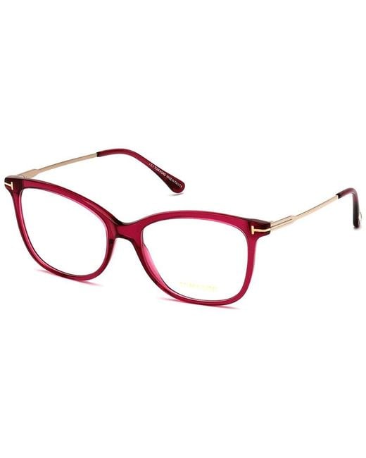 Tom Ford Red Ft5510 52Mm Optical Frames