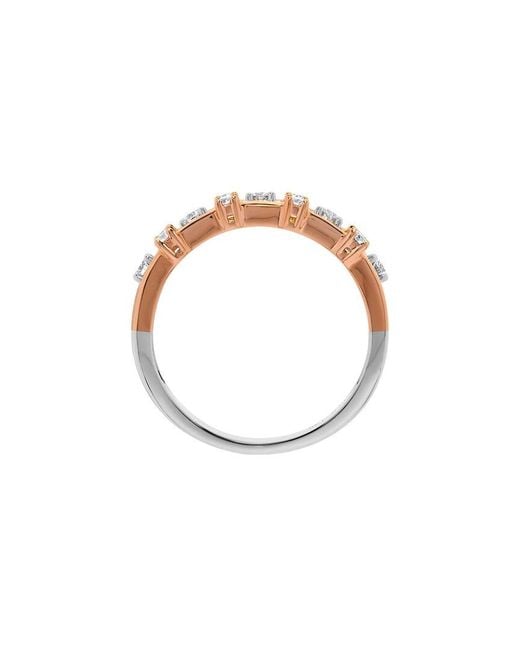 H.J. Namdar White 14K 0.34 Ct. Tw. Diamond Layer Ring