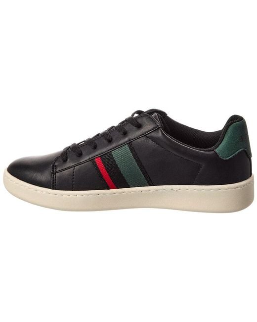 Ben Sherman Black Hampton Stripe Sneaker for men