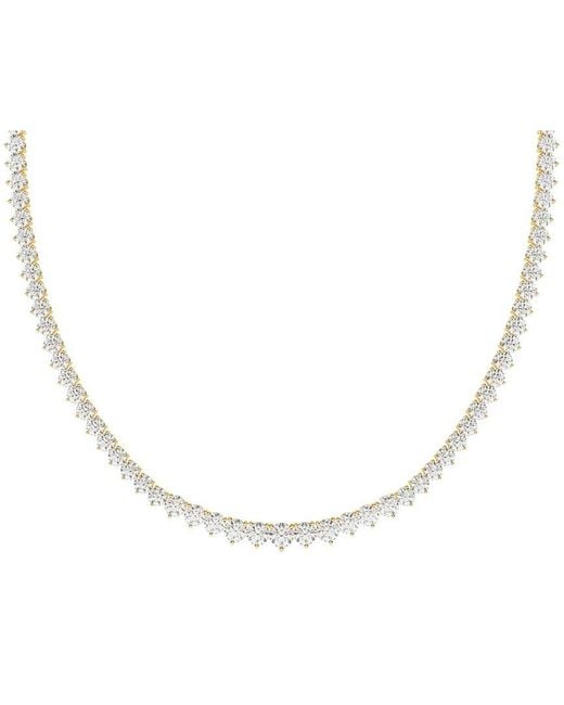 Lab Grown Diamonds Natural 14K 20.00 Ct. Tw. Lab-Grown Diamond Necklace