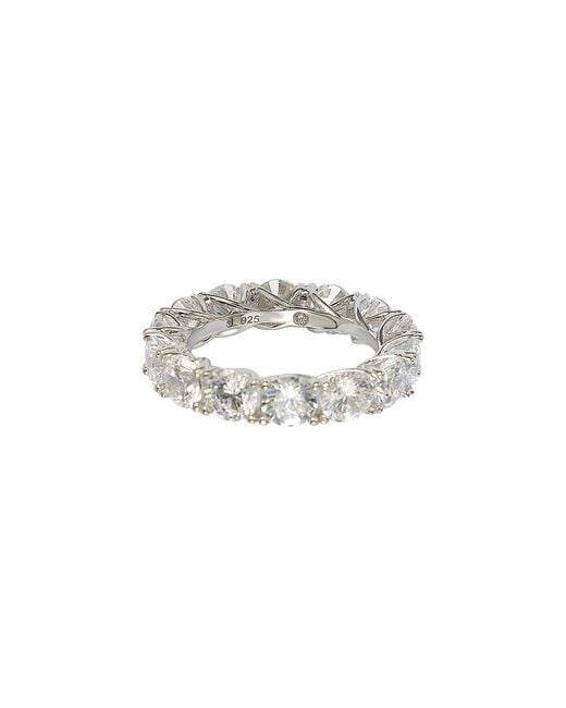 Suzy Levian CZ Jewelry White Suzy Levian Cz Eternity Ring
