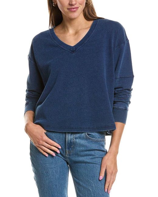 Z Supply Blue Delphine Sweatshirt