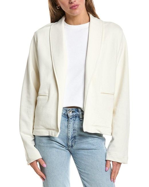 Splendid White Greta Terry Blazer