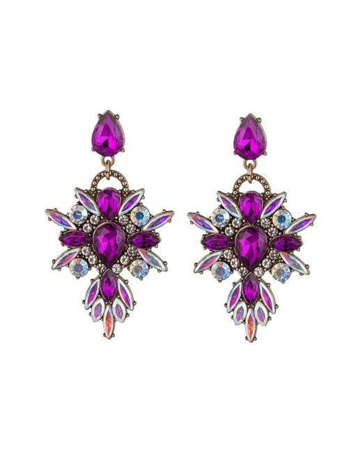 Eye Candy LA Pink Agathe Earrings