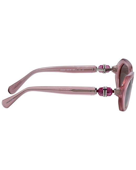Swarovski Pink Sk6028 54Mm Sunglasses