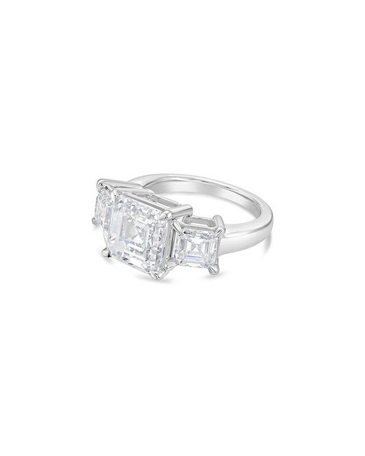 Diana M White 14K 7.09 Ct. Tw. Lab-Grown Diamond Ring