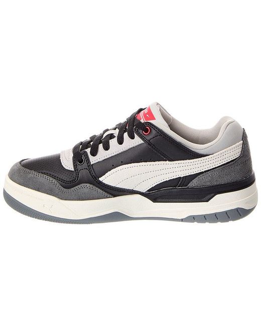 PUMA Black Rebound Retro Sd Leather Sneaker for men