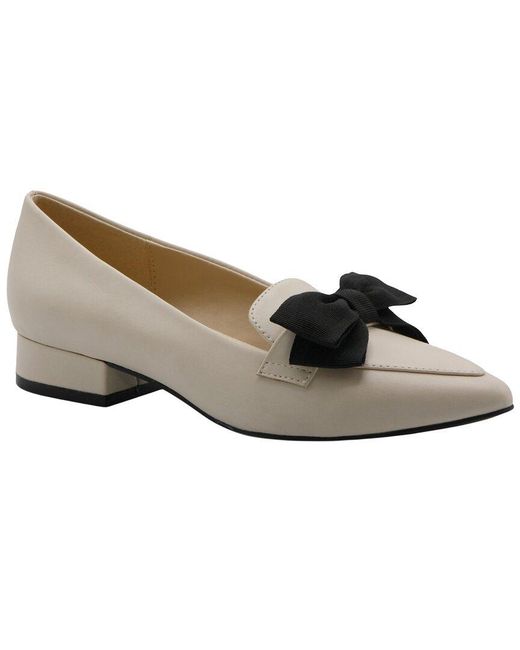 Adrienne Vittadini White Pauletta Loafer