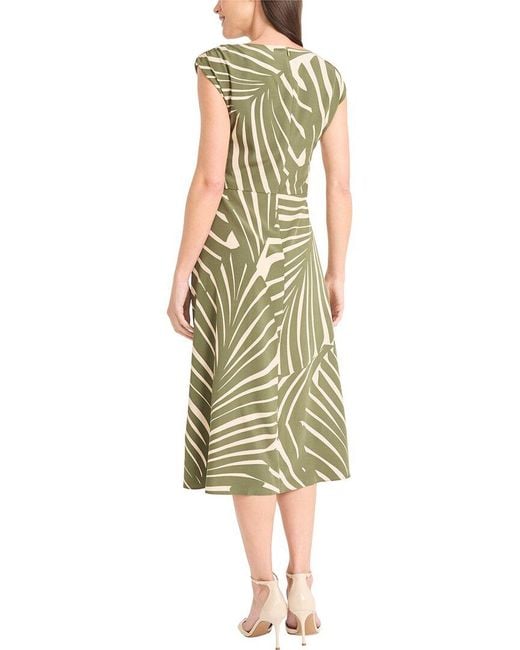 Maggy London Green Midi Dress
