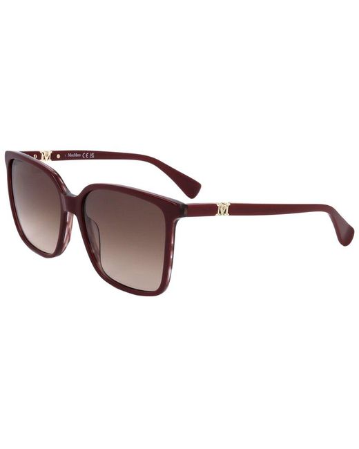 Max Mara Brown 57Mm Sunglasses