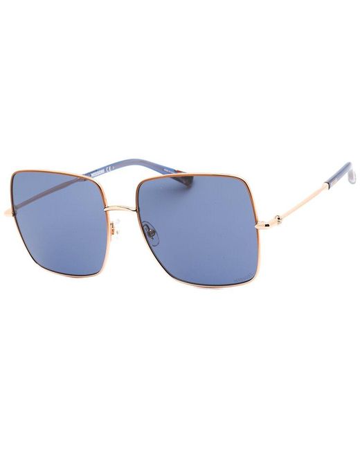 Missoni Blue Square Plastic Sunglasses