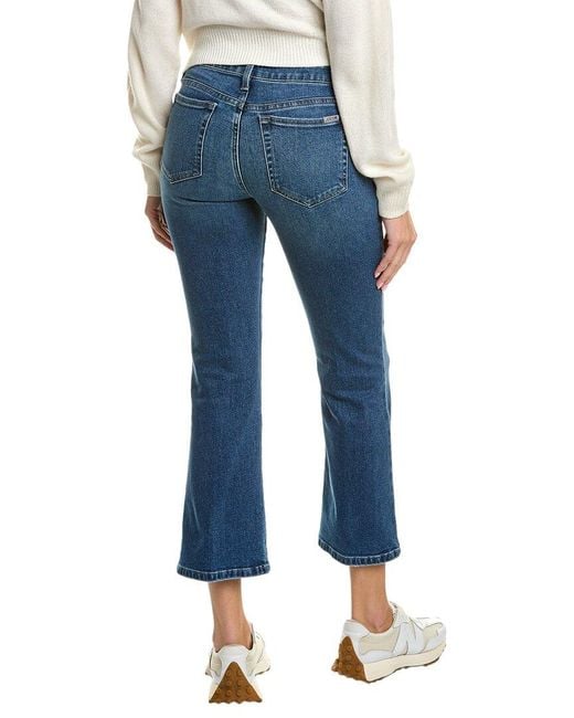 Joe's Jeans Blue Mid-Rise Tulip Crop Boot Cut Jean