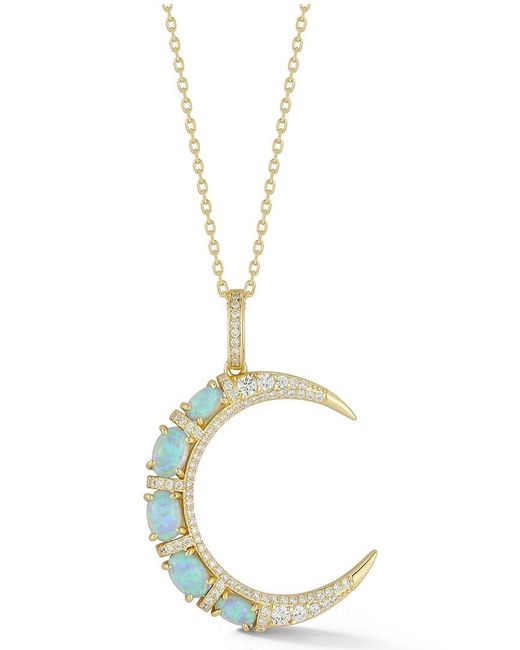 Glaze Jewelry Metallic 14K Over Cz Necklace