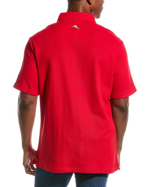 Tommy Bahama Red Sport Limited Edition 5 O'clock Polo Shirt for men